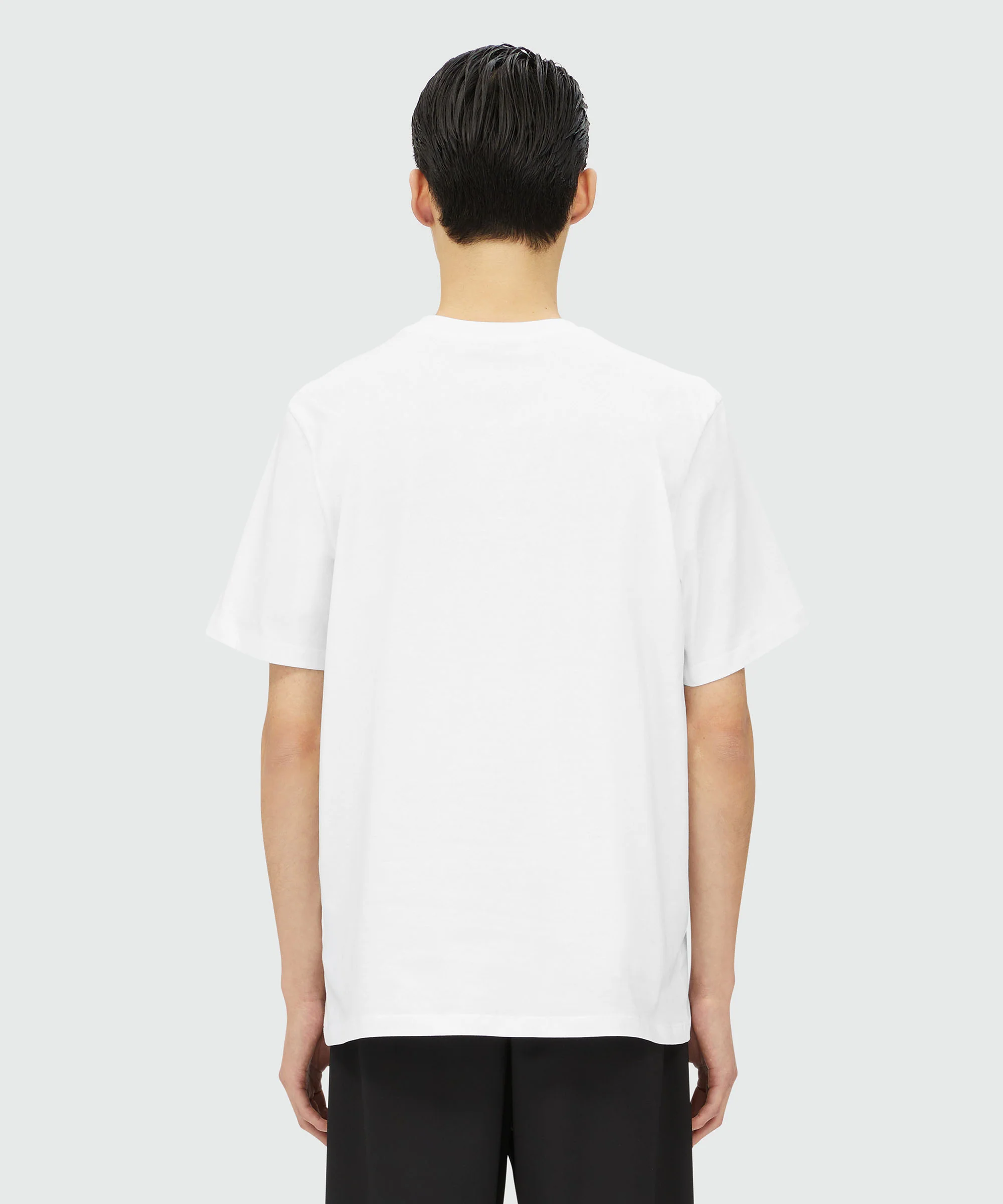 Cotton T-shirt with brushed logo - Image 3