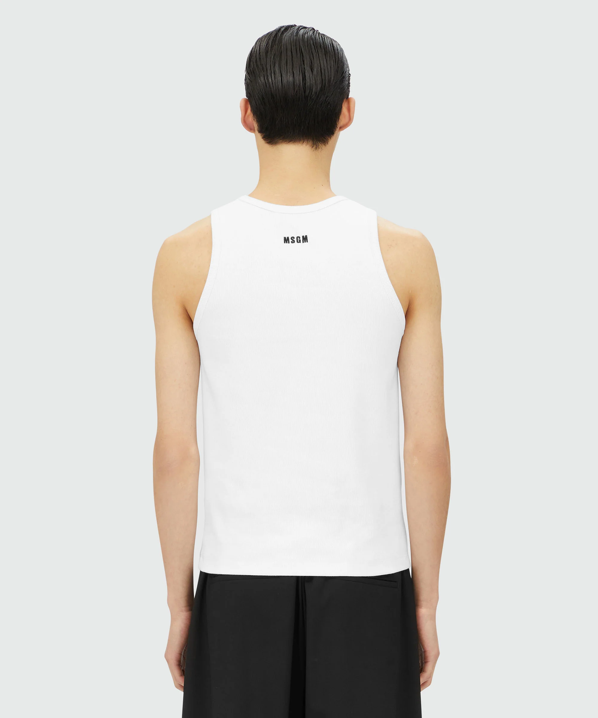 Ribbed jersey "TheMwave" tank top - Image 3